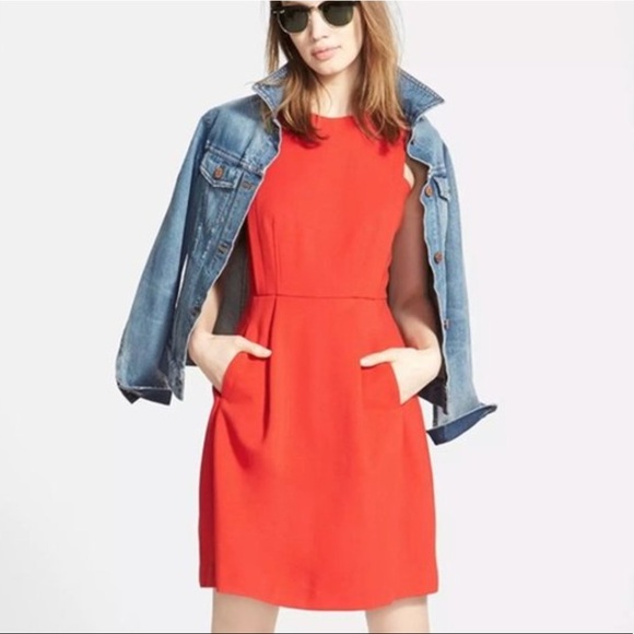 Madewell Dresses & Skirts - Madewell Abroad Fit And Flare Dress in Red